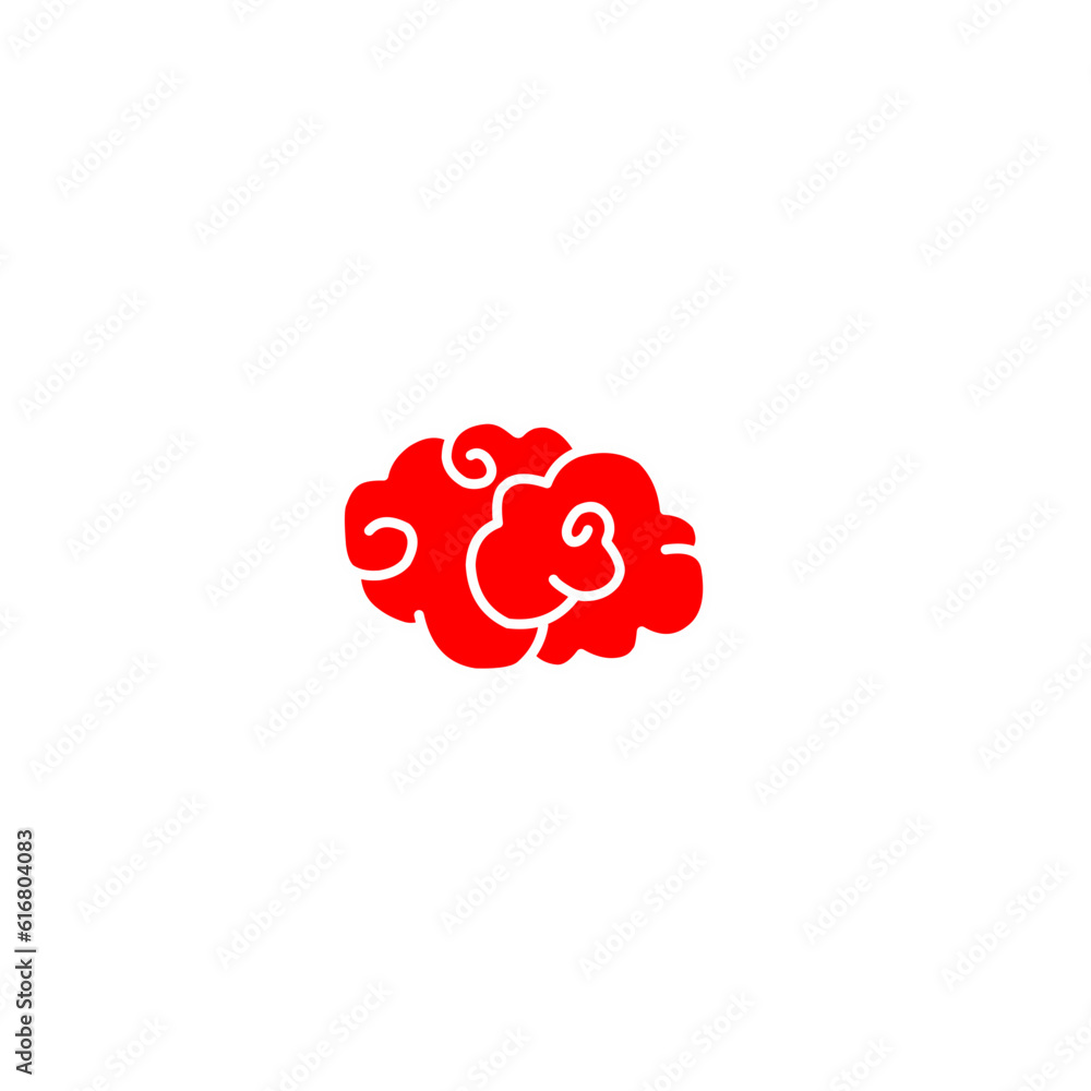 Red chinese cloud Red chinese cloud