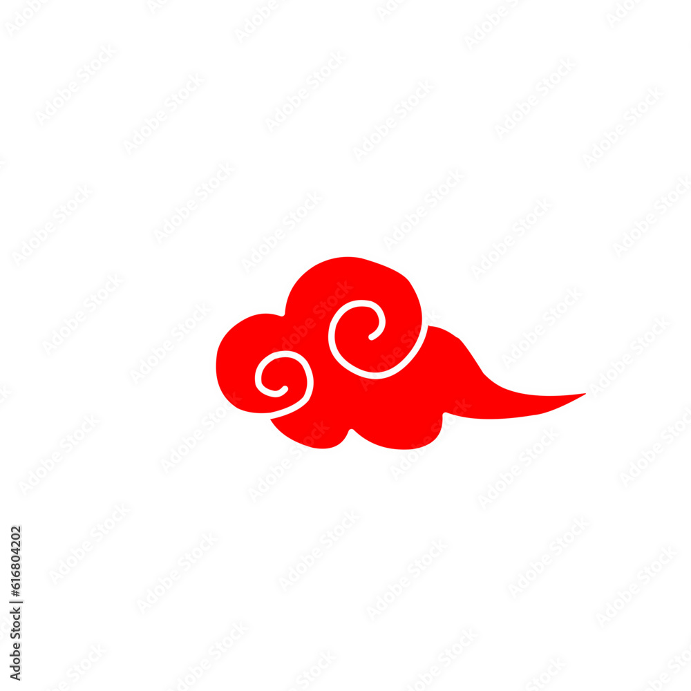 Red chinese cloud Red chinese cloud
