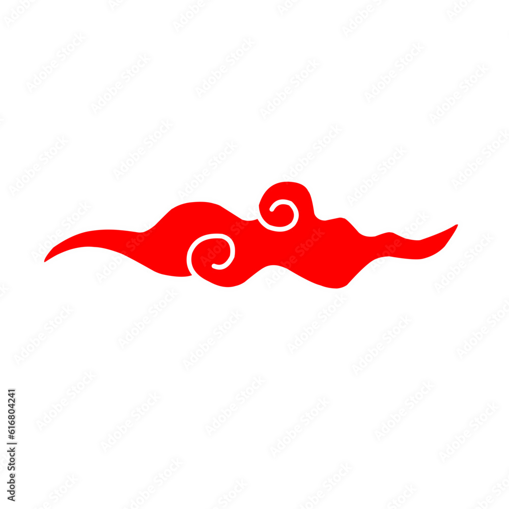 Red chinese cloud Red chinese cloud