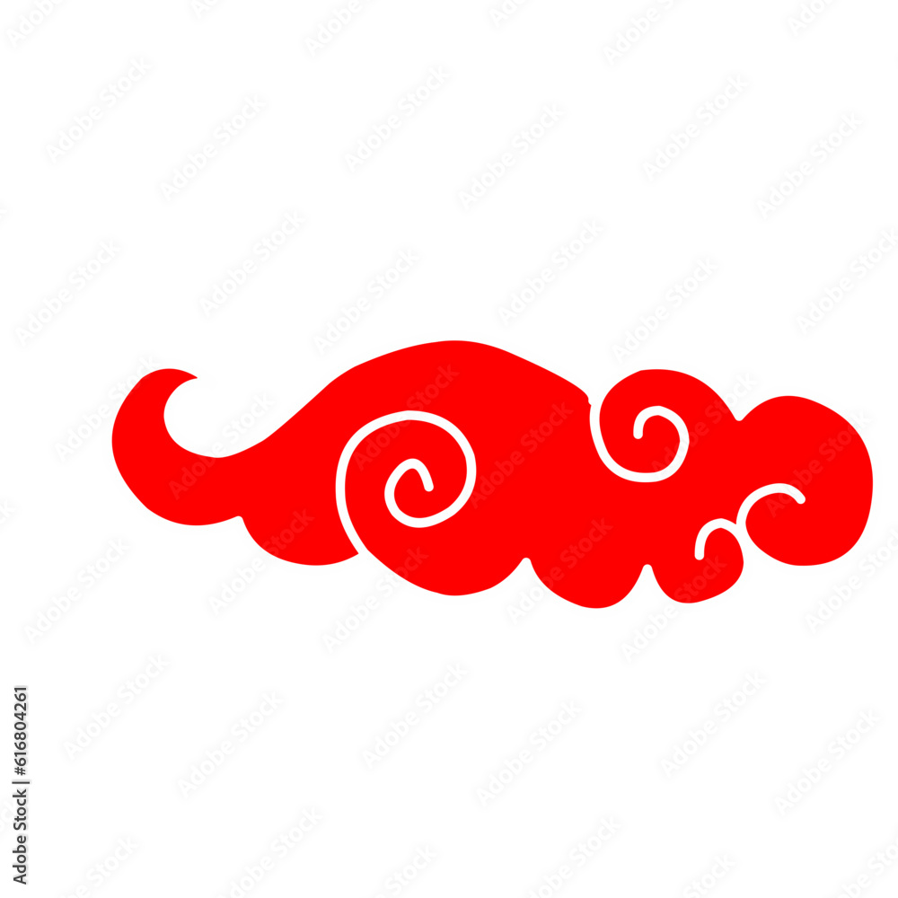 Red chinese cloud Red chinese cloud