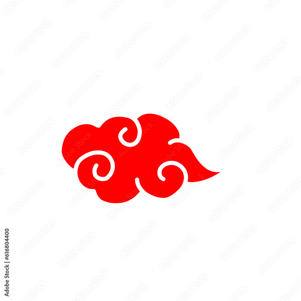 Red chinese cloud Red chinese cloud