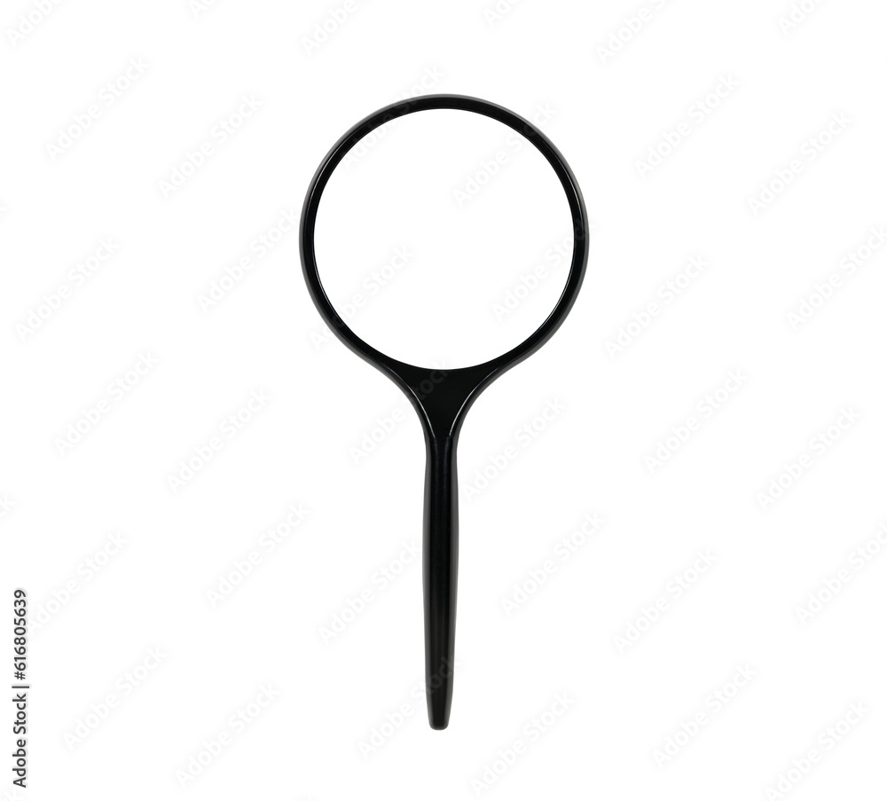 Magnifying glass isolated with cut out background. Magnifying glass isolated with cut out background.