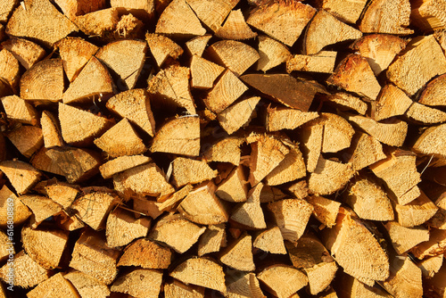 firewood natural type of fuel background