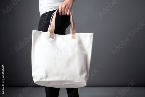 person holding a shopping bag
