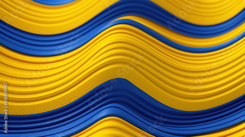 Abstract Textured Design  Yellow-Blue Fusion. Created with Generative AI