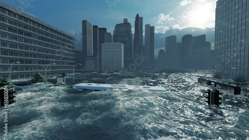 Massive Flood due to Global Warming