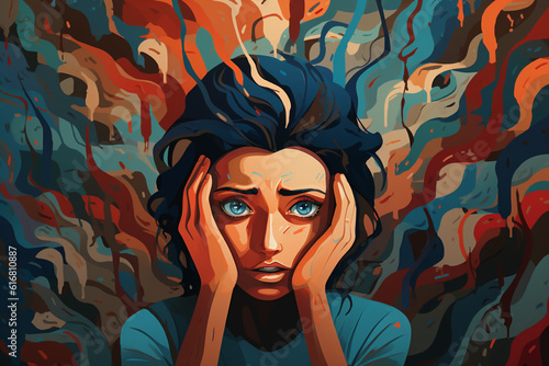 Illustration of Anxiety
Generative AI