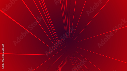Abstract red colors with lines pattern texture business background.