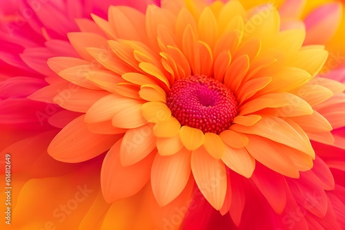 Radiant Coral Pink to Vivid Sunflower Yellow  Vibrant Color Flow Gradient