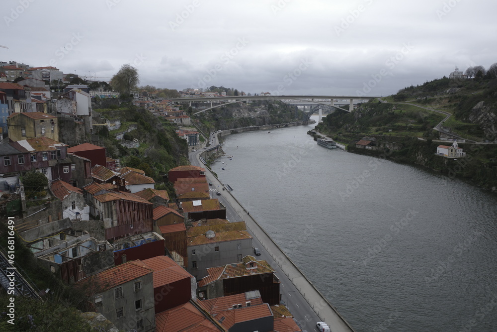 View of the town of Porto, Portugal