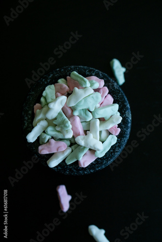 Ahlgrens Bilar. Fruity Marshmallows candy cars.
Swedish sweets.  photo