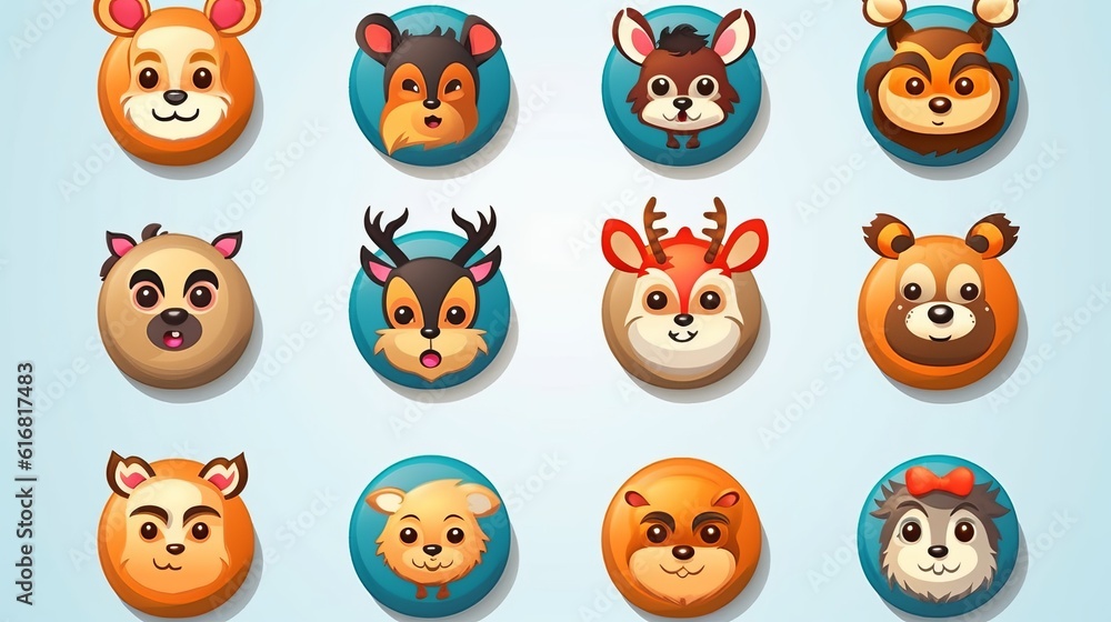 Emoticon, Emoji big set with faces and animals. Happy holiday and laughing emoticons 3d rendering background, social media and communications concept. Generative AI
Emoticon, Emoji big set with faces and animals. Happy holiday and laughing emoticons 3d rendering background, social media and communications concept. Generative AI