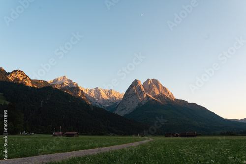 Cycling Garmisch Partenkirchen German Alps Zugspitze 