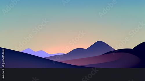  Colorful minimalist wallpaper, wallpaper illustration.