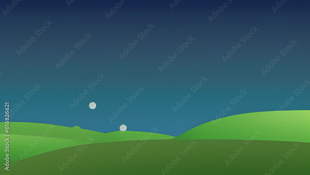 Obraz premium Colorful minimalist wallpaper, wallpaper illustration.