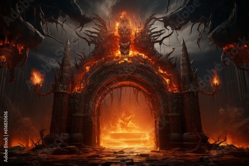 Infernal Portal to the Abyss, Generative AI