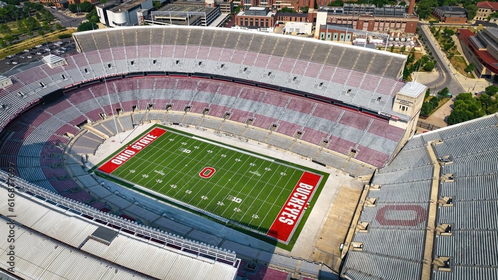 Ohio Football stadium in Columbus - home of the Ohio State Buckeyes ...