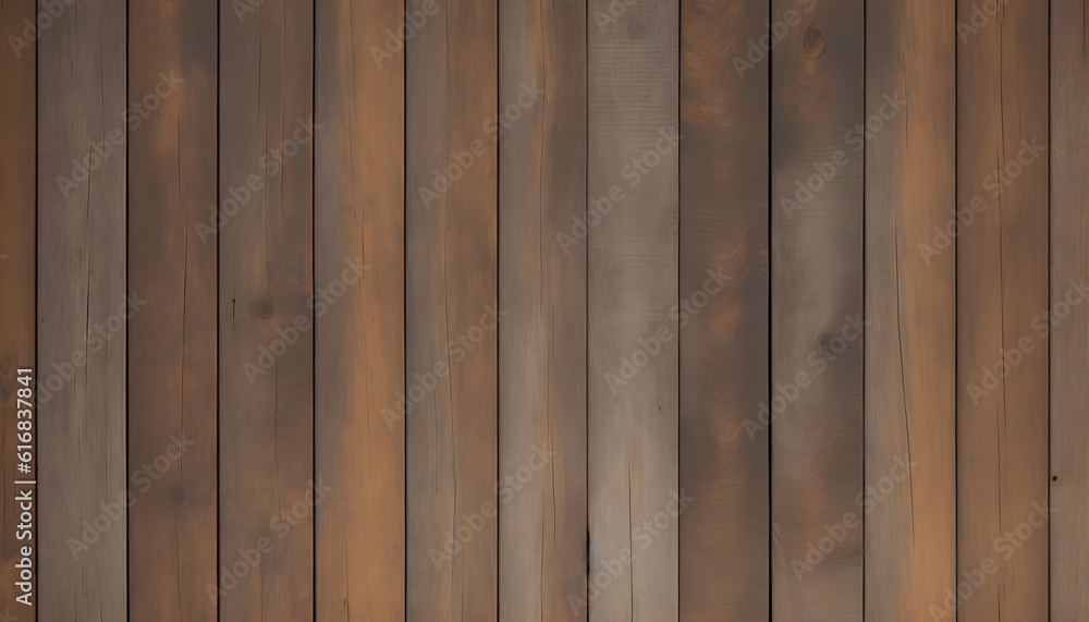 Grunge wood panels. Brown wood colored plank wall texture background. Empty brown wood table background. Mock up for your product display or montage. Generative AI Grunge wood panels. Brown wood colored plank wall texture background. Empty brown wood table background. Mock up for your product display or montage. Generative AI