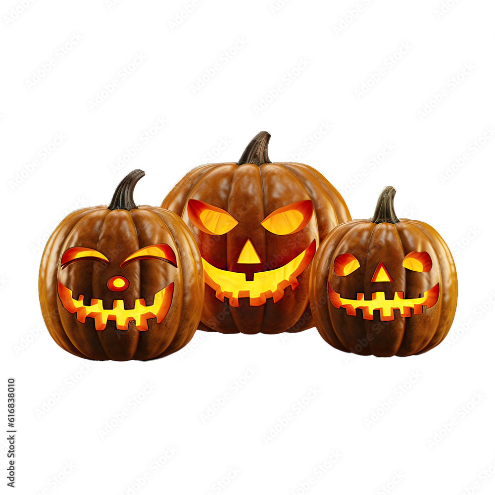 Halloween pumpkin head jack o lantern with burning candles Halloween pumpkin head jack o lantern with burning candles