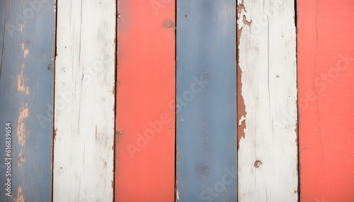 Rainbow wooden planks background. Colorful wooden texture. Rainbow wood texture. Wood plank background. Wooden rainbow banner. Generative AI