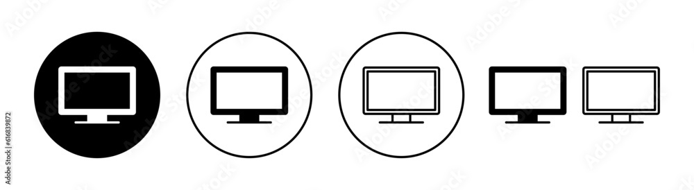 Tv icon set for web and mobile app. television sign and symbol Tv icon set for web and mobile app. television sign and symbol