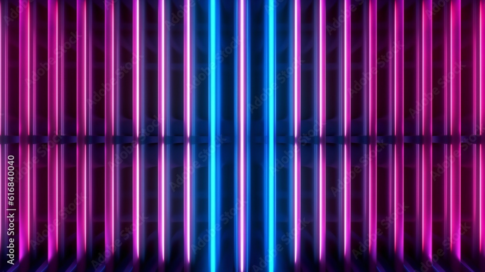 A colorful background with vertical lines in shades of purple and blue ...
