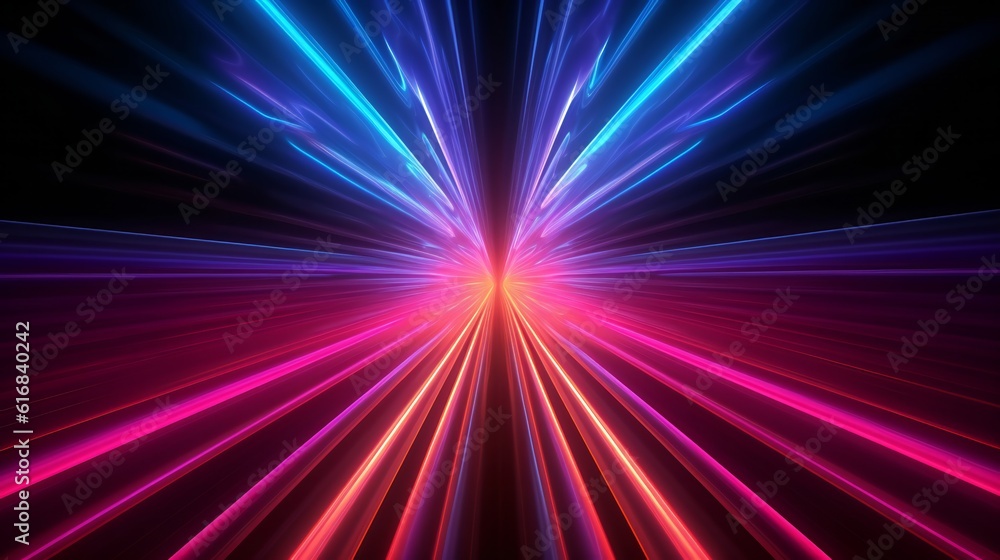 A vibrant background with radiant lines emanating from the center A vibrant background with radiant lines emanating from the center