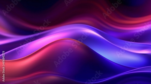 A vibrant abstract background with flowing waves and curves