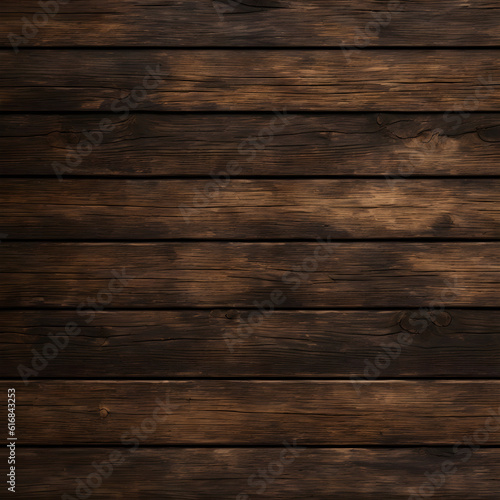 Dark wooden texture. Rustic three-dimensional wood texture. Wood background. Modern wood facing background. Generative AI