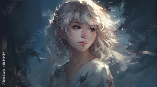 White Haired Lady