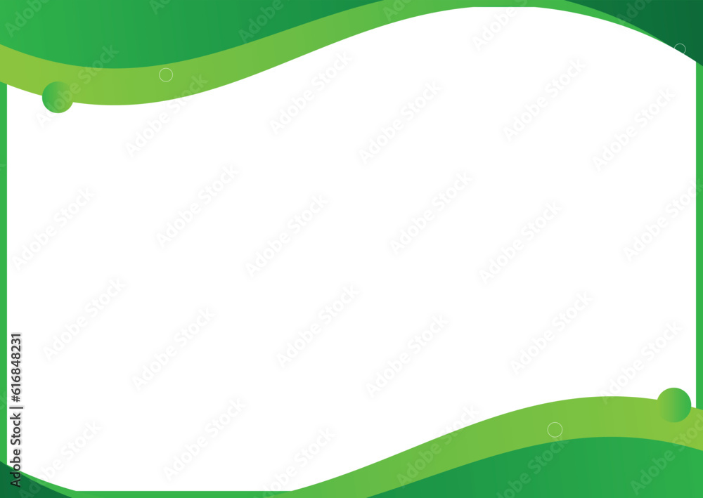 Blank Green Certificate Frame. green abstract background with