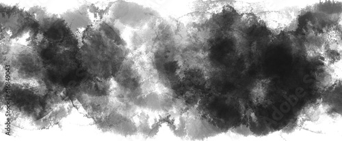 抽象的　水墨画　背景素材