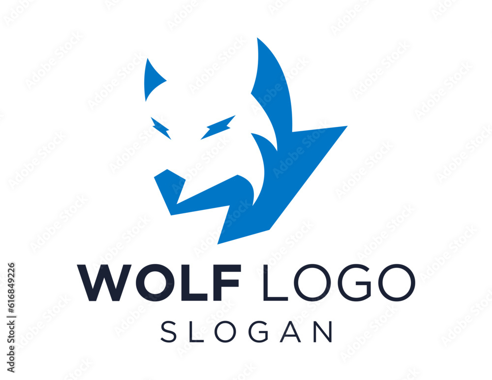 Logo design about Wolf on a white background. made using the CorelDraw application. Logo design about Wolf on a white background. made using the CorelDraw application.
