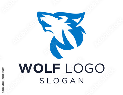 Logo design about Wolf on a white background. made using the CorelDraw application.