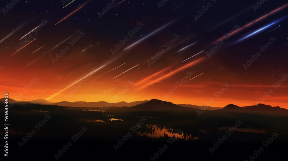 Generative AI, Celestial Streaks: Tracing the Trails of Night Sky Generative AI, Celestial Streaks: Tracing the Trails of Night Sky