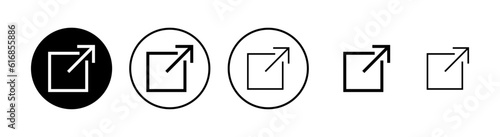 Link icons set. Link vector icon. External link symbol vector icon. Hyperlink symbol