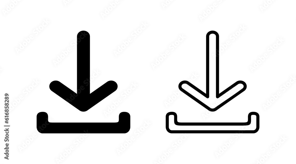 Download icon vector. Downloading vector icon Download icon vector. Downloading vector icon