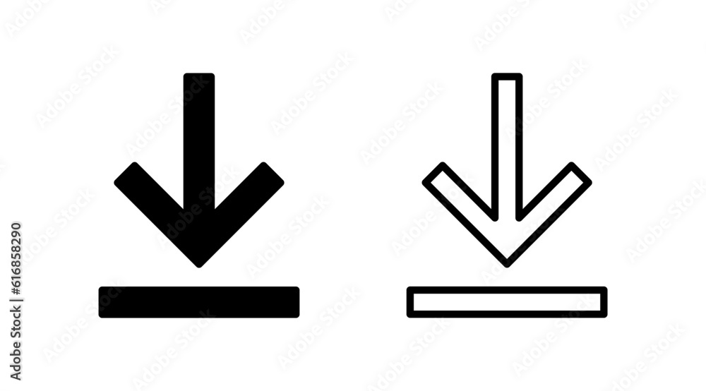 Download icon vector. Downloading vector icon Download icon vector. Downloading vector icon