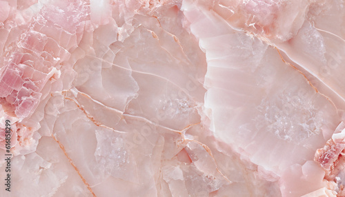 Photos Pink Onyx Crystal Marble Texture with Icy Colors, Polished Quartz Stone Background, It Can Be Used For Interior-Exterior Home Decoration and Ceramic Tile Surface, Wallpaper