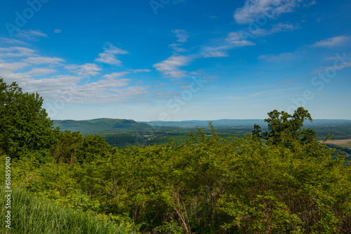 Shenandoah valley overlook on Skyline Dr