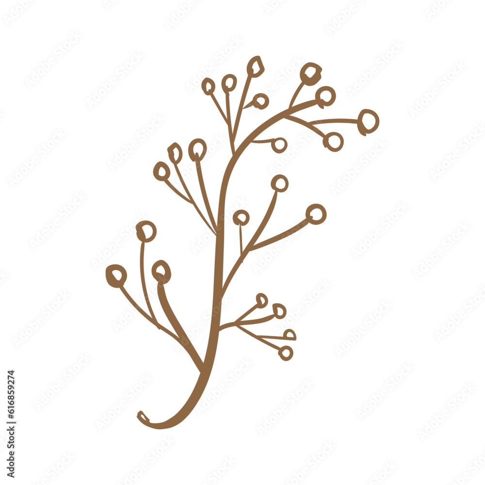 branch with leaves isolated icon vector illustration design  vector illustration design