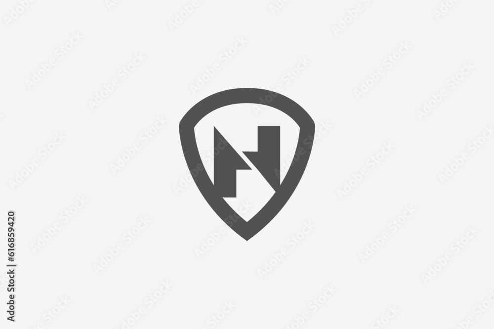 Illustration vector graphic of letter H emblem logo Illustration vector graphic of letter H emblem logo