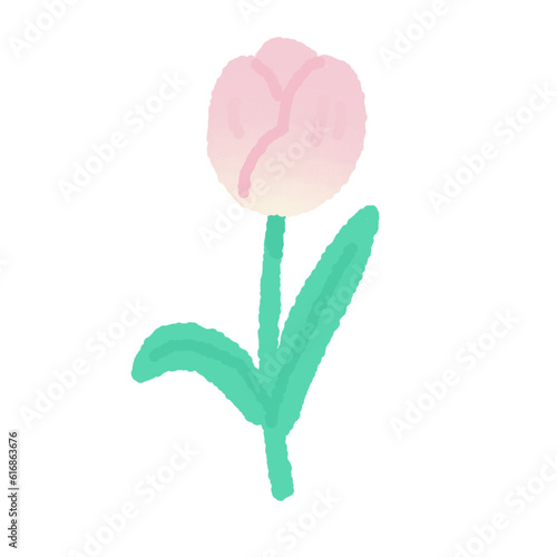 tulip doodle flower