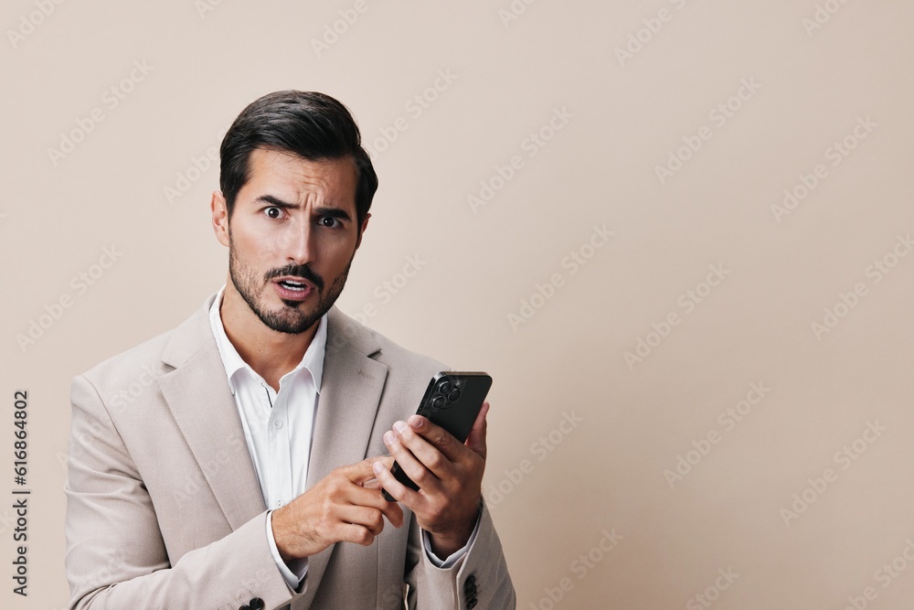 man trading hold suit business call happy portrait smartphone smile phone man trading hold suit business call happy portrait smartphone smile phone