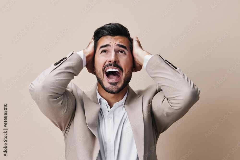 businessman man crazy screaming sad portrait angry work boss suit business businessman man crazy screaming sad portrait angry work boss suit business