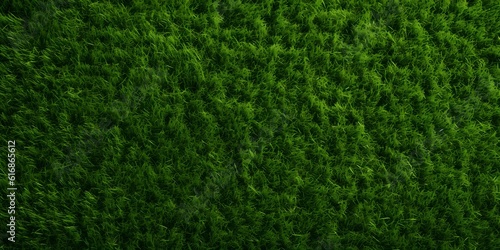 Wide format background image of green carpet of neatly trimmed grass. Beautiful grass texture on bright green mowed lawn  field  grassplot in nature
