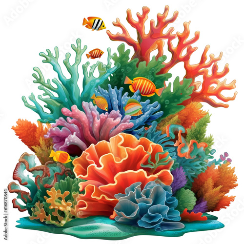 Coral reefs clipart cartoon