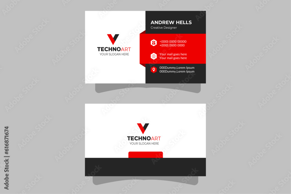 Modern professional business card Modern professional business card