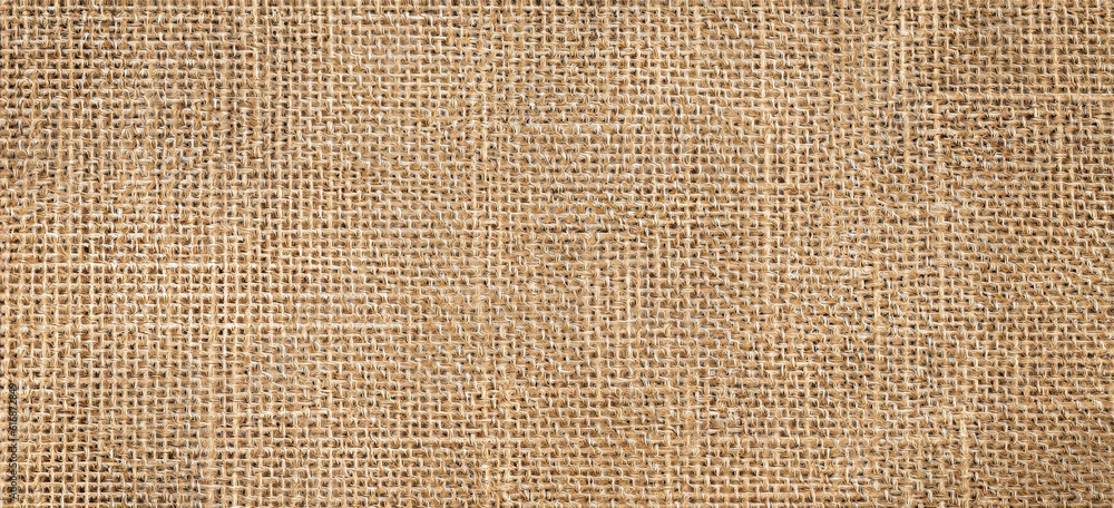 Brown sackcloth texture or background and empty space. Jute burlap canvas texture. Background for text and picture. Brown sackcloth texture or background and empty space. Jute burlap canvas texture. Background for text and picture.