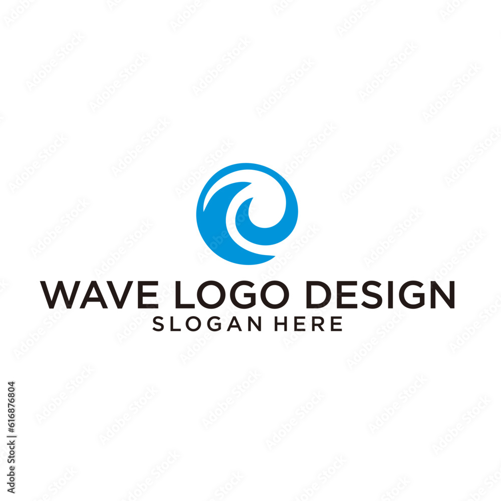 wave logo design